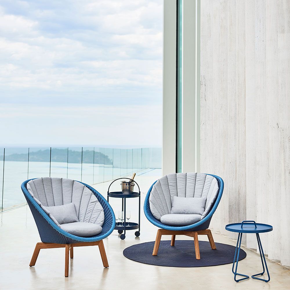 Peacock Loungefåtölj Grå 