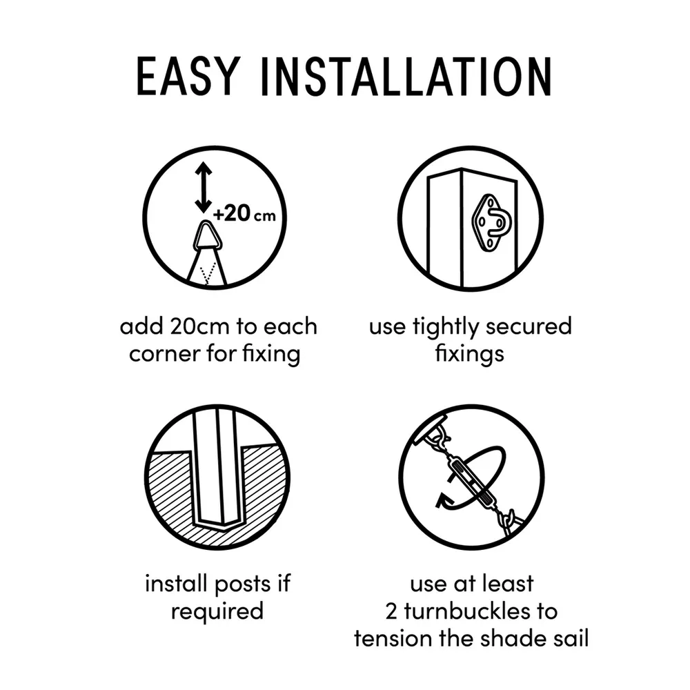 Coolfit solsegel rektangulärt 300x400cm grön 